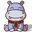 autumn hippo